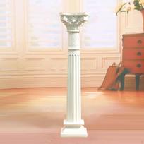 Stalas su romėniška kolona, Vestuvių stalas, Architektūrinė skulptūra, Biurui, Šventei, Vidaus patalpoms with Engraving beige