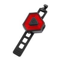 Bicycle Taillight Smart Brake Sensing 6 Modes High Brightness LED USB Charging Turning Tail Light