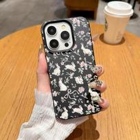 Phone Case For Samsung A05S A06 A07 A15 A16 S26 A34 A35 A55 Luxury Shockproof Anti Fall Floral Rabbit Elegance Cover Samsung A16