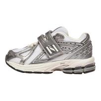 New Balance Kids Low Top Comfort Running Shoes White Silver For Little Kids PV1906SW 33.5