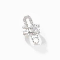 Pin Shiny Vintage Korean Style Ear Cuff Zircon Ear Clip Women Jewelry Paper Clip Style Earring sidabras
