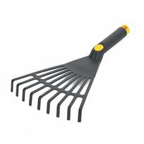 Comfortable Handle Garden Grass Leaf Rake Leveling Fallen Leaves Rake Professional Hand Rake  Yard pilka