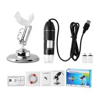 1600X Profesionali odos analizatoriaus mašina Veido analizatorius USB Dermatoscopas Estetinis galvos odos diagnostikos aparatas Android planšetiniam kompiuteriui white