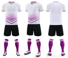 Summer Quick-drying Football Jersey Set Adult Children Loose Short-sleeved Professional Training Competition Sports Jersey 4XS balta