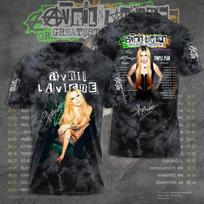 Avril Lavigne Greatest Hits Tour 3D Shirt XXXL