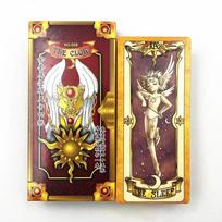 Anime Cosplay Card Captor Sakura KINOMOTO Clow Cards Tarot Prop Paper Poker Card Funny For Family Friend Party Xmas Accessories Option 1