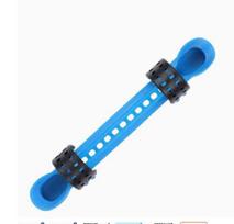 Cord Organizer Cable Winder Wire Management Tool Adjustable Silicone Fast Wrap Holder for Earphones Chargers and Small Cables One Size