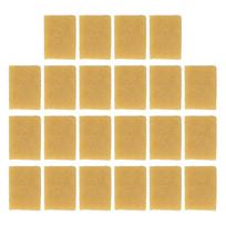 22 Pcs Adhesive Eraser Quadrate Manual Natural Rubber Reusable 7x5.1cm DIY Cutting Glue Residue