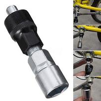Practical  Bicycle Bikes Crank Wheel Extractor Bottom Bracket Cycling Crankset Pedal Remover Repair Silvery black