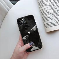 Jėzus Kristus Biblijos eilutė Telefono dėklas, skirtas Motorola Moto Edge 60 60s 70 G86 G56 G54 E14 G04S G45 G54 G64 Pro Power Neo Fusion Motorola Moto G04s black
