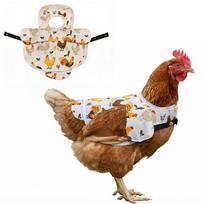 Farm Equipment Elastic Chicken Saddle Waterproof Adjustable Hen Apron Feather Protector Soft Poultry Apron Pet Clothes balta