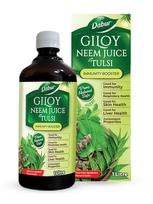 Dabur Giloy Neem Tulsi Juice - 1L | Benefit of 3-in-1 Immunity Boosters| With Power of Giloy, Neem and Tulsi | Pure, Natural and 100% Ayurvedic Jui