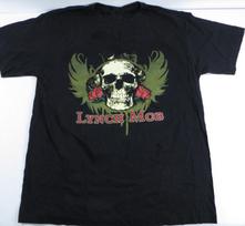 Lynch Mob Black Skull Band Tee Cotton Unisex Shirt EG403 M