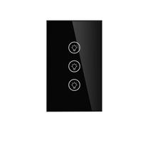 MOES Zigbee Dimmer Switch Tuya Smart Light LED Wall Touch Wall Switches Relay Interruptor Smart Life Home Automation System Universal Standard&86mm*86 mm juoda