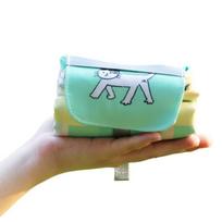 Oem Lightweight Oxford Soft Water Resistant Pocket Picnic Blanket Mat For Camping 100*145cm žalia