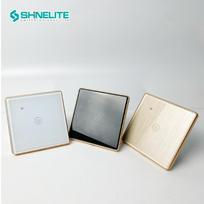 2025 NEW DESIGN TUYA Smart Home WiFi Switch Google Alexa Homekit 1/2/3/4 Gang ZIGBEE Wall Smart Touch Switch 86*86mm&Eu Standard pilka