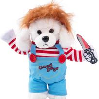 Halloween Dog & Cat Costumes Funny Quirky Creative Polyester Outfits for Small Dogs and Poodles (as the picture,S)