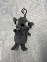 Adorable Chihuahua Puppy Keychain - Black And Funny Creative Dog Toy - Perfect Gift One Size juoda