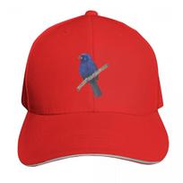 Ultramarine Grosbeak bird Baseball Cap Custom Cap Golf Hat Horse Hat summer hat Caps Women Unisexs