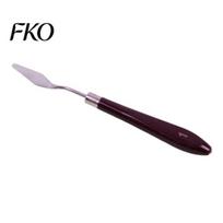 Acrylic Painting Supplies Oil Scraper, Stainless Steel with Wooden Handle Palette Cutter, Paint Accessories Evenly Mixed Art Spatula, for Acrylics And A