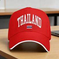 Thailand Flag Baseball Cap  Stylish Trucker Hat Summer Unisex Women Outdoor Sports Baseball Caps One Size red