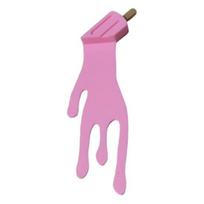 Hard PLA Material Marker 3D Printed Ice Cream Bookmark, Creative Melting Popsicle Non Deforming Book Accessory Page Marker, Reading for Students, rožinė