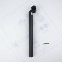 31.8mm Seatpost Matte Black Aluminum Seat Post Universal Suitable