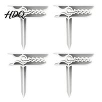 T-shaped Towel Anchoring 4Pcs Beach Clips Windproof Holders Stakes Clips Outdoor Mat Camping Holder Anchors Clamps Plastic Picnic Blanket balta