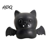 Halloween Themed Party Prop Glitter Bat Squeeze Stress Ball Soft TPR Slow Rising Fidget Toy Gothic Style Favor for Anxiety Relief Cute Decompression 1pc