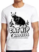 Catnip Madness Cat Public Enemy Meme Funny Cool Gift Tee T Shirt C1185 M