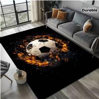 Kamuolio sporto tema Animacinis kilimas Futbolo grindų kilimėlis vaikų miegamajam Futbolo didelio ploto kilimai Stilingas svetainės ir prieškambario kilimas 40x60cm