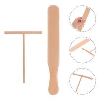 Wooden Crepe Rake Kitchen Tool Pancake Maker Cooking Utensils Pie Tools Crepe Spreader Set Bakeware Wooden Turner Pan