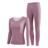 Women's Wool Silk Thermal Underwear Set L-4XL