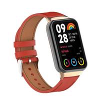 Odinė apyrankė Xiaomi Mi Band 9 Pro/8 Pro Aukštos kokybės keičiama apyrankė-dirželis Redmi Watch 4/5 Diržo priedai For Redmi Watch 4 5 raudona