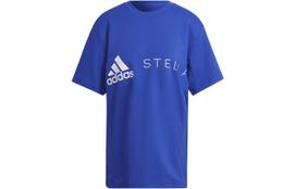 Adidas x Stella McCartney Drop Shoulder Sleeve T Shirt Women's Cobalt Blue HB7403 XS