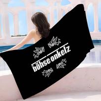 Germany B-Bohse O-Onkelz Big Microfiber Beach Towels Quick Dry Towel Sand Beach Towels Pool Towel For Travel Swim Pool Yoga W40*H60(CM)