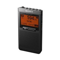 Sony PLL sintezatoriaus radijas FM vieno ausies įdėklas Juodas B SRF-T355 FM/AM/Wide suderinamas, komplekte, SRF-T355 juoda