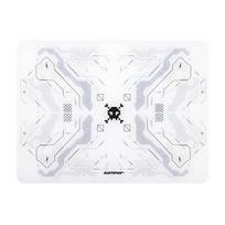 Rantopad Gaming Mouse Pad, Waterproof Tempered Glass Pad, Hard Mouse Pad, Small And Medium Size, Thick Office Mouse Pad, Cyber White