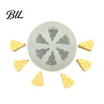 Reusable Silicone Molds Cheese Shape Mold Non-Stick Easy-Release Fondant Cake Food Grade Food-Grade Tray for Chocolate Ice Cubes Soap Non-stick Baking H