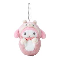 Sanrio Mascot Holder My Melody Plush Keychain 009792 (Forest Animals)