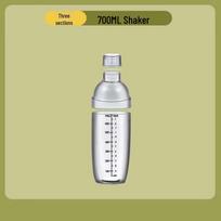 ZISIZ Food-Grade Thickened 4-Section Shaker Cup
