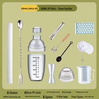 ZISIZ Food Grade Four-Section Shaker Cup