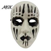 Realistic Ghost Face Mask Halloween Scary Full Mask, Dripping Blood Cosplay Prop for Party, Horror Skull with Adjustable Strap Party juoda