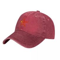 Denim Baseball Cap Star Logo Running Hippie Trucker Hat Spring Breathable Couple Women Streetwear Print Baseball Caps One Size