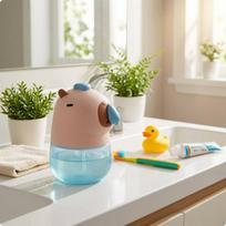 Automatic Foaming Soap Dispenser Water Resistant Capybara 15Second Duration Guide