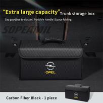 Q156For Opel OPCline ASTRA CORSA INSIGNIA MOKKA VECTRA ZAFIRA GTC Tigra Car Trunk Organizer Box Tailbox Stowing Tidying Storage Bag