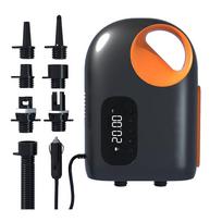 Nešiojamas irklinis siurblys 20PSI aukšto slėgio elektrinis oro kompresoriaus siurblys 18000mAh maitinimo blokas Cordless