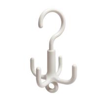 Four-claw rotating hook No punching bag, tie, silk scarf, scarf, hanger kg load-bearing plastic storage hook