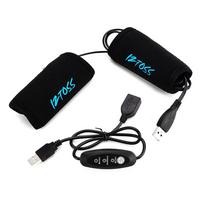 IZTOSS motociklo elektrinio šildymo vairo šildytuvas, paspirtuko USB šildomos rankenos uždengia vairą juoda