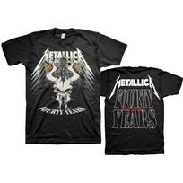 Metallica 40Th Anniversary Forty Years Unisex T-shirt S